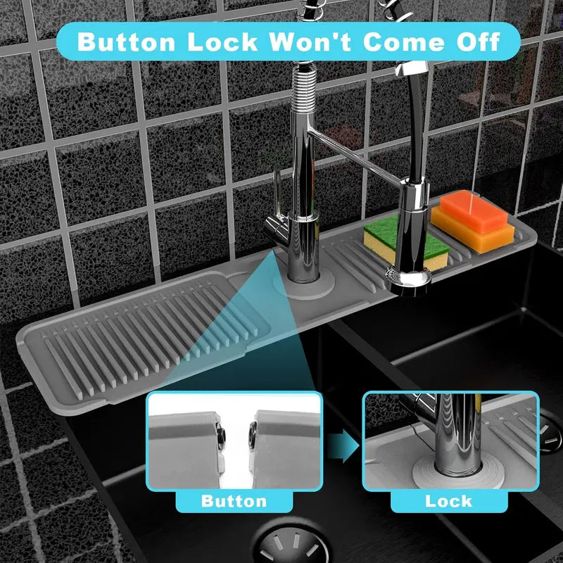 Alisanda Kitchen Sink Splash Guard & Draining Mat