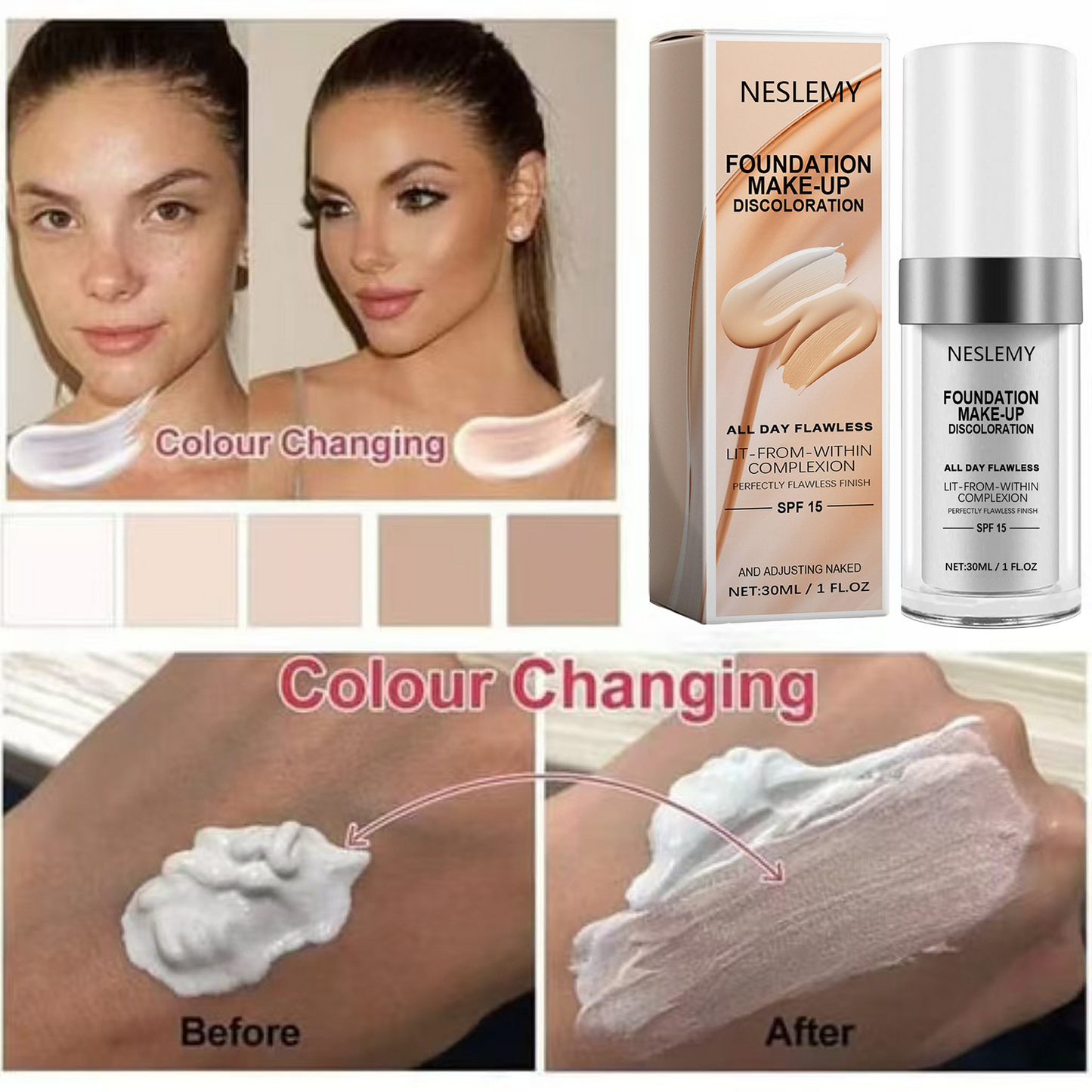 Colour Changing Foundation for Aging Skin – Flawless, Natural Coverage That Adapts to You