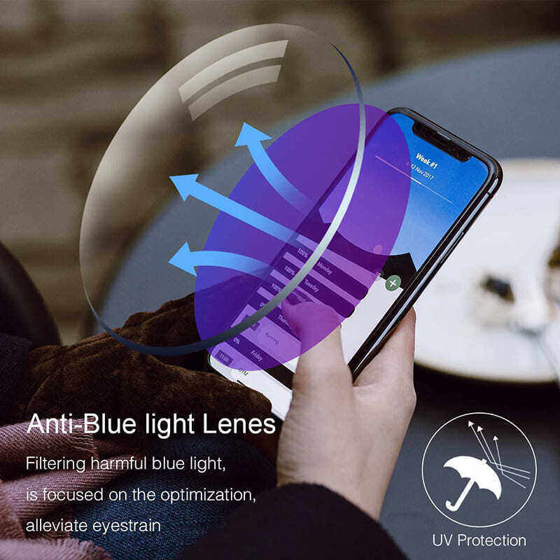 New TAILEDEN Diamond-cut Bifocal Progressive And Anti-Blue Eyewear Ultralight Reading Glasses