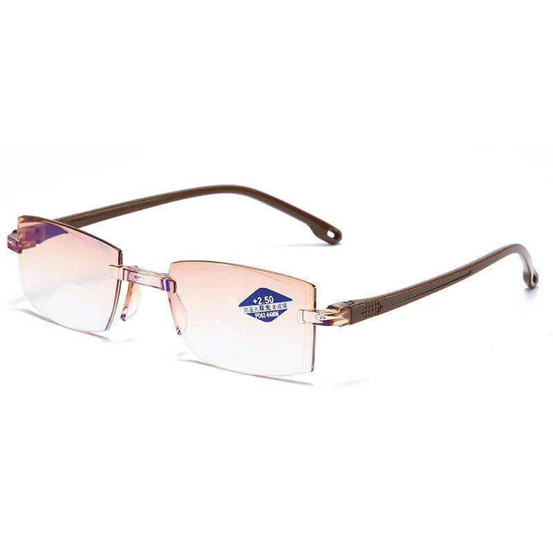 New TAILEDEN Diamond-cut Bifocal Progressive And Anti-Blue Eyewear Ultralight Reading Glasses