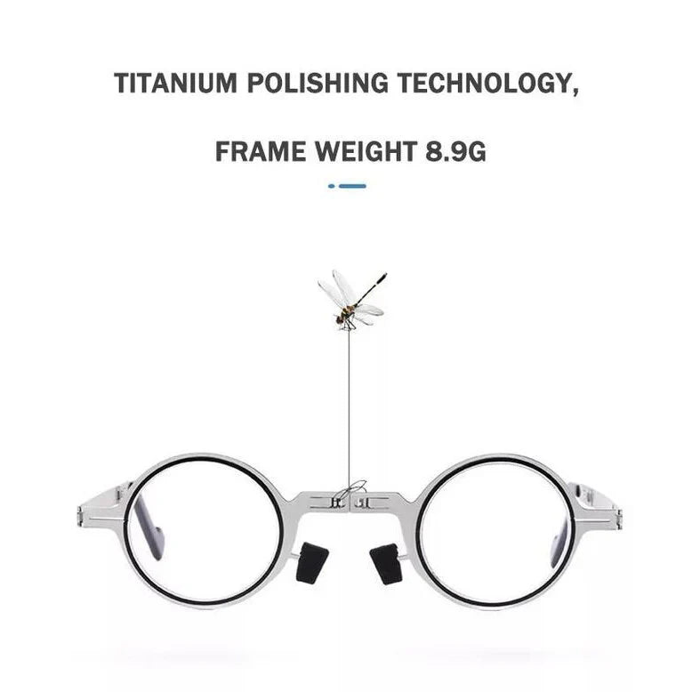 š„2025 Hot Saleš„ NESLEMY Screwless Ultra Light Folding Glasses