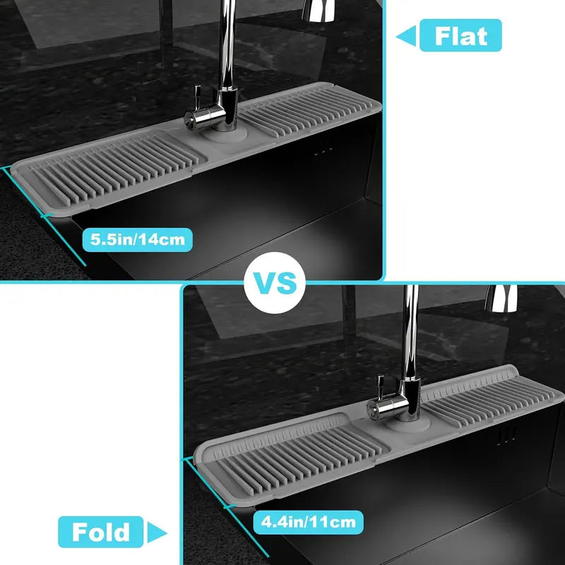 Alisanda Kitchen Sink Splash Guard & Draining Mat