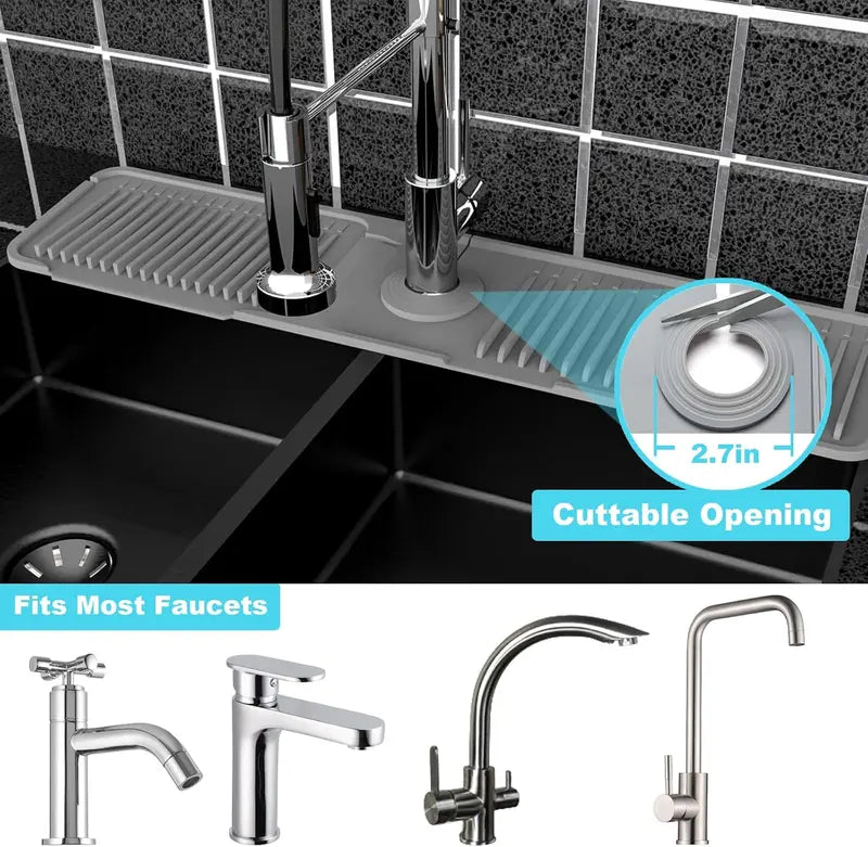 Alisanda Kitchen Sink Splash Guard & Draining Mat