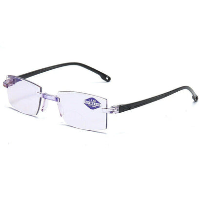 New TAILEDEN Diamond-cut Bifocal Progressive And Anti-Blue Eyewear Ultralight Reading Glasses